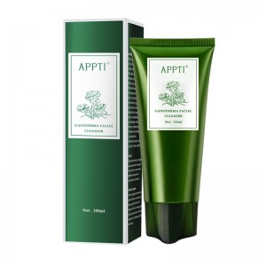 Yksityinen etiketti Anti Acne Aloe Vera Face Wash Facial Cleanser Ganoderma Essence Fash Wash